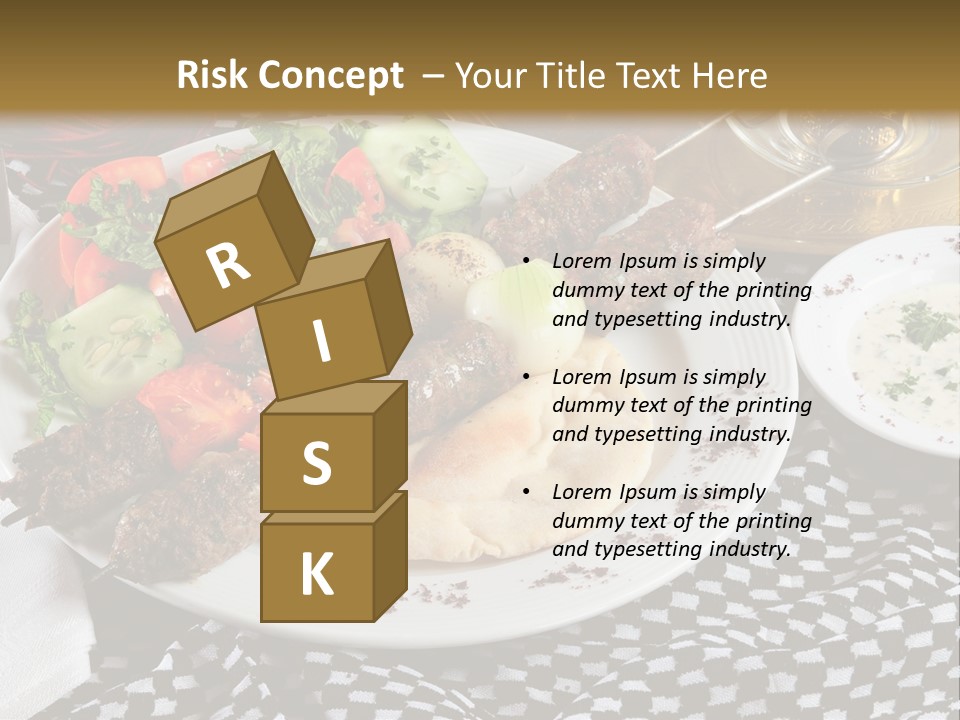 Mediterranean Food Grilled PowerPoint Template