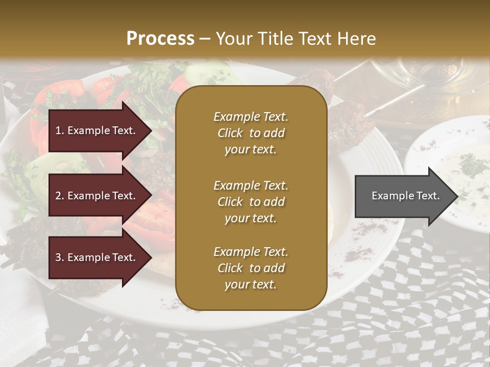 Mediterranean Food Grilled PowerPoint Template