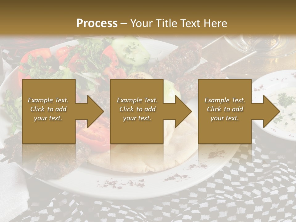 Mediterranean Food Grilled PowerPoint Template
