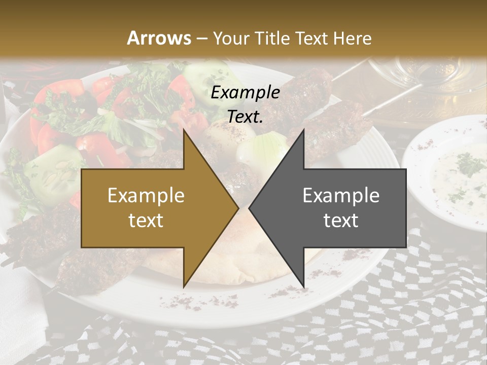 Mediterranean Food Grilled PowerPoint Template