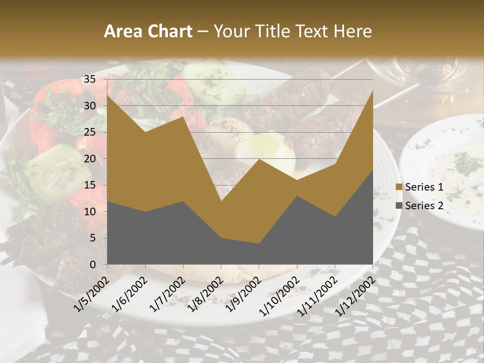 Mediterranean Food Grilled PowerPoint Template