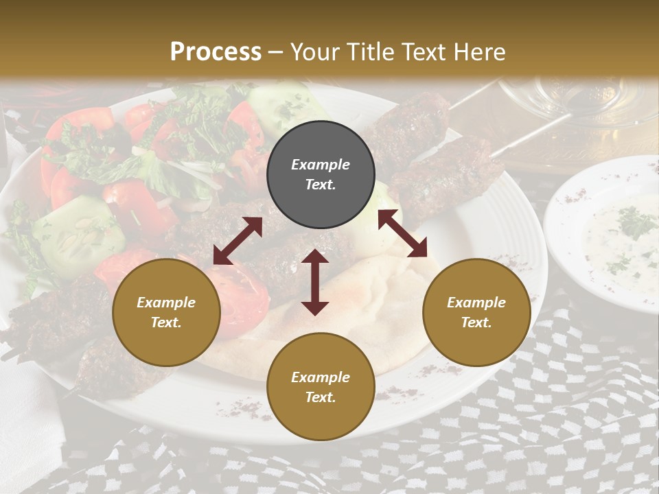 Mediterranean Food Grilled PowerPoint Template