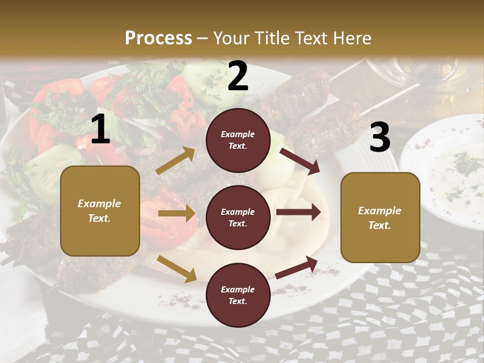 Mediterranean Food Grilled PowerPoint Template