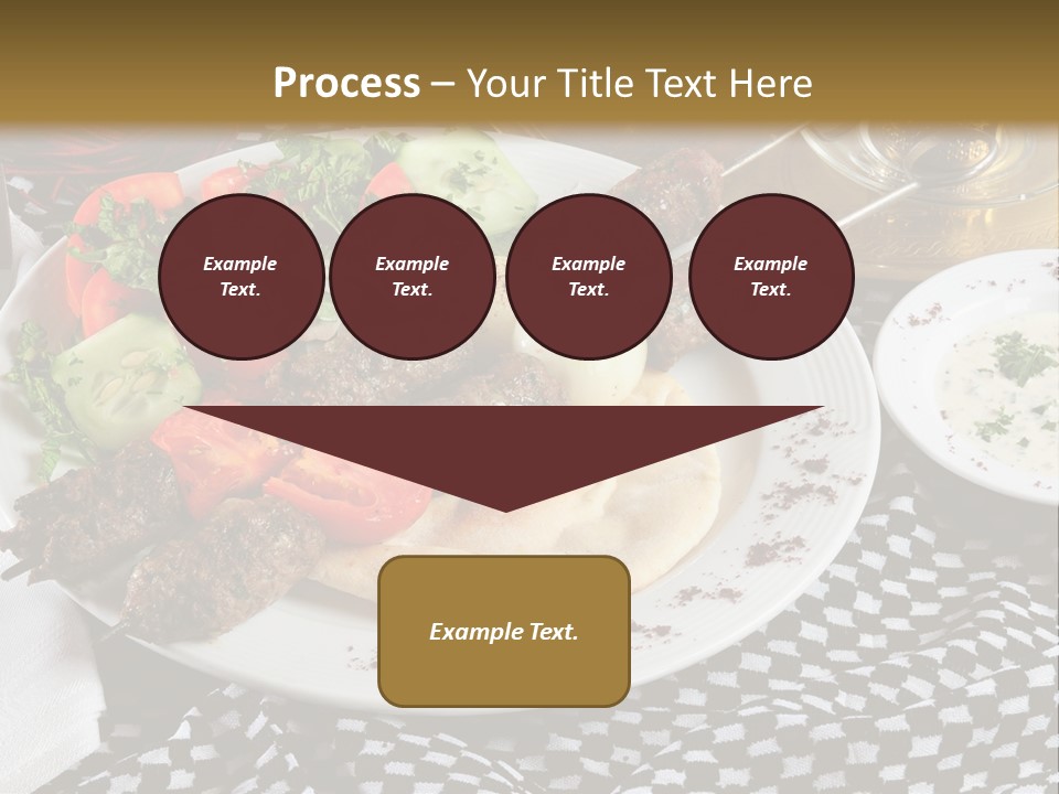 Mediterranean Food Grilled PowerPoint Template