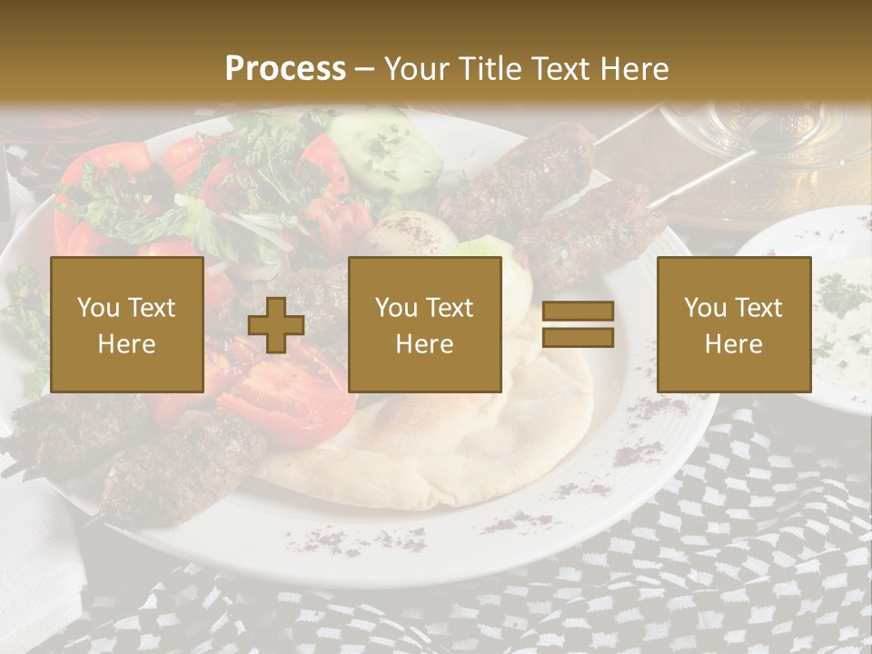Mediterranean Food Grilled PowerPoint Template