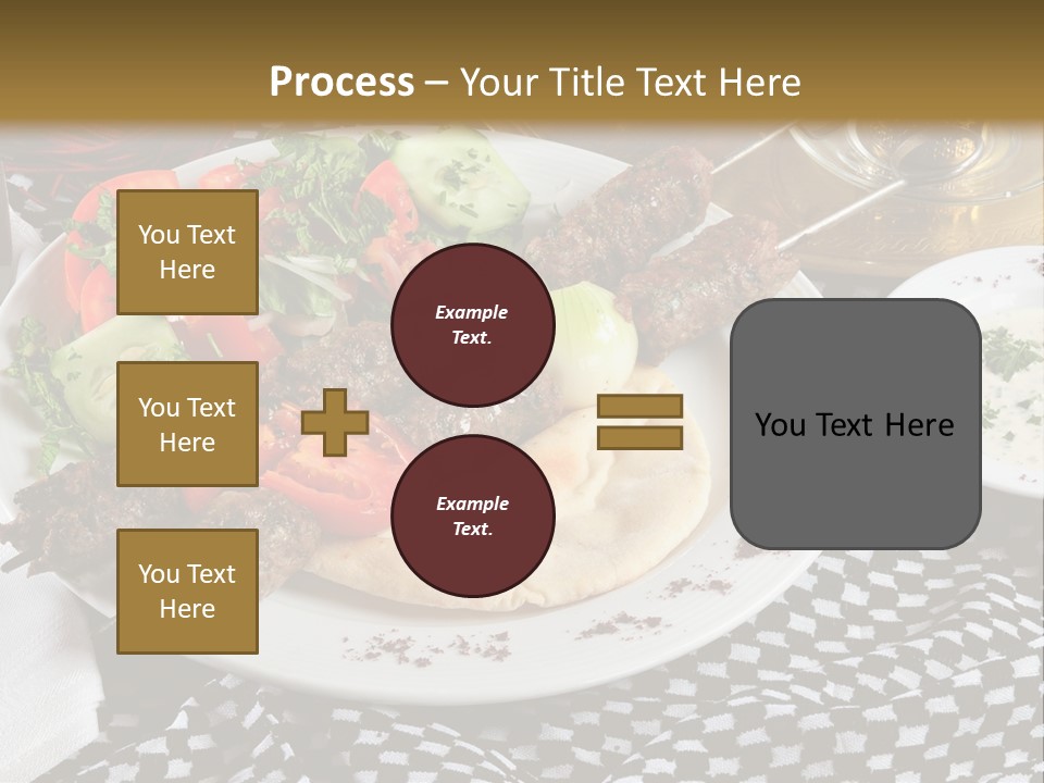 Mediterranean Food Grilled PowerPoint Template