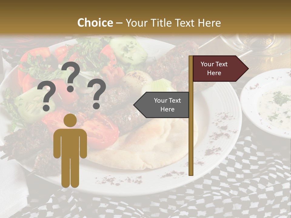 Mediterranean Food Grilled PowerPoint Template