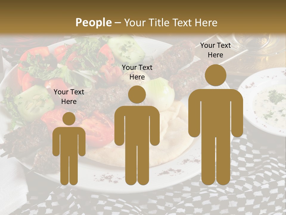 Mediterranean Food Grilled PowerPoint Template