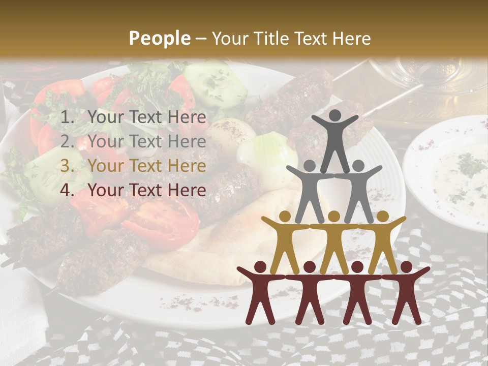 Mediterranean Food Grilled PowerPoint Template