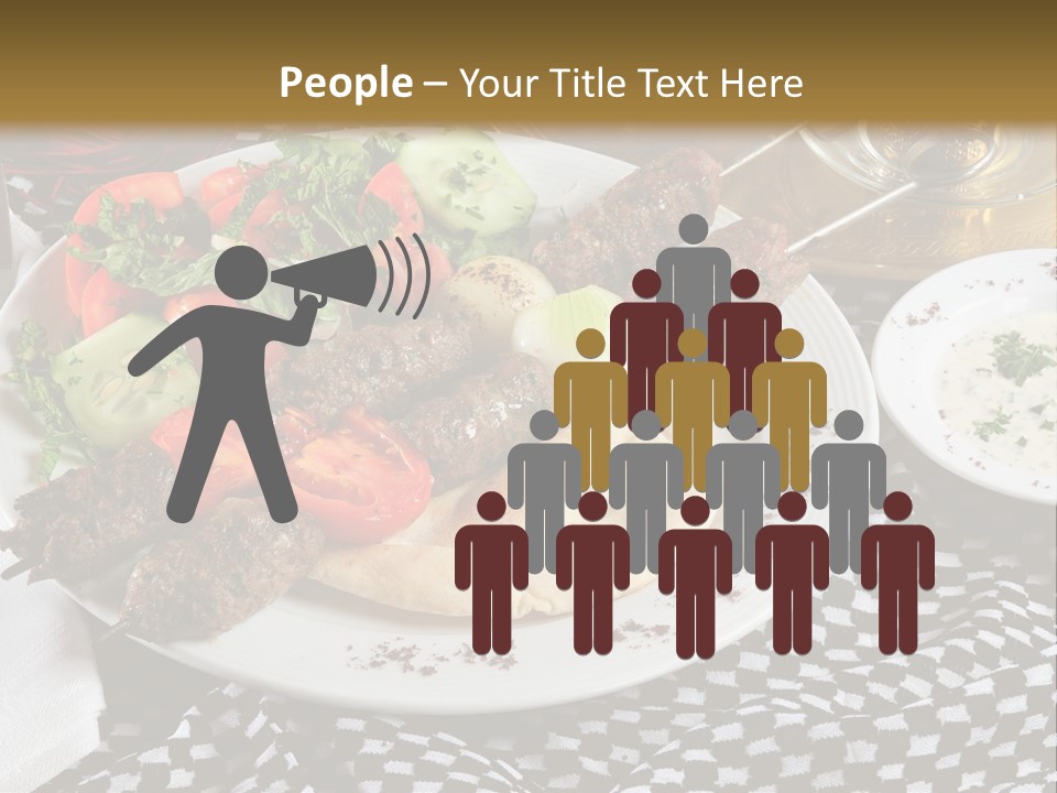 Mediterranean Food Grilled PowerPoint Template