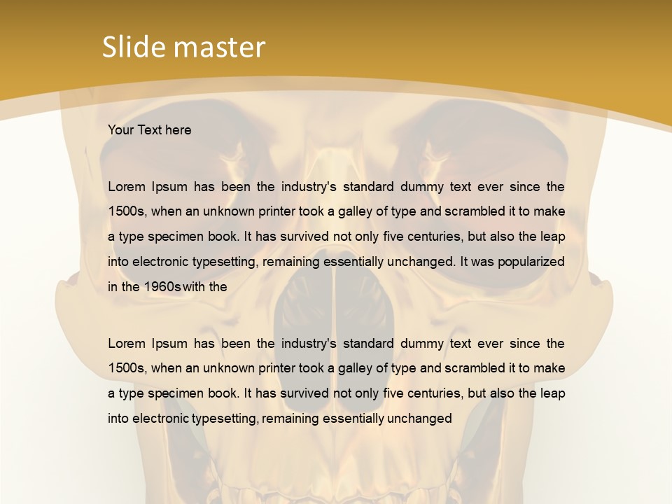 Anatomy Old Shine PowerPoint Template