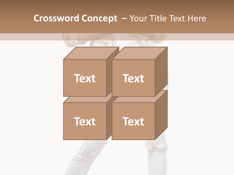 Body Standing Shirt PowerPoint Template