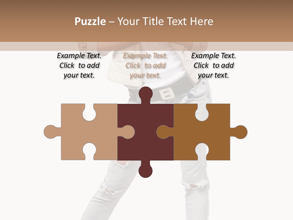 Body Standing Shirt PowerPoint Template