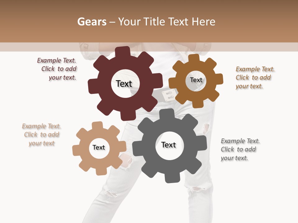 Body Standing Shirt PowerPoint Template