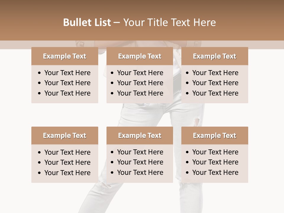 Body Standing Shirt PowerPoint Template