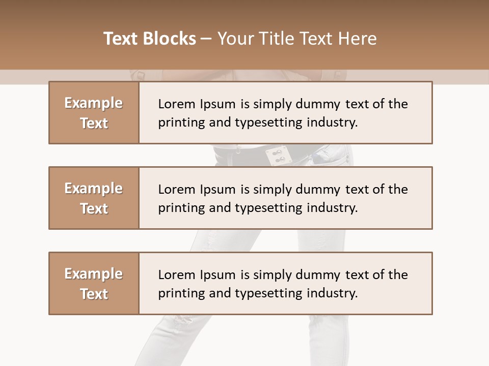 Body Standing Shirt PowerPoint Template