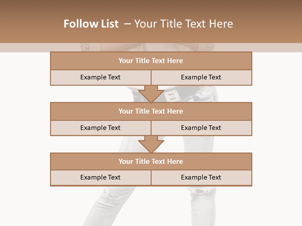 Body Standing Shirt PowerPoint Template