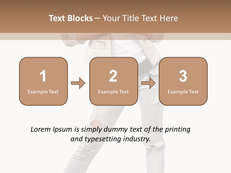 Body Standing Shirt PowerPoint Template