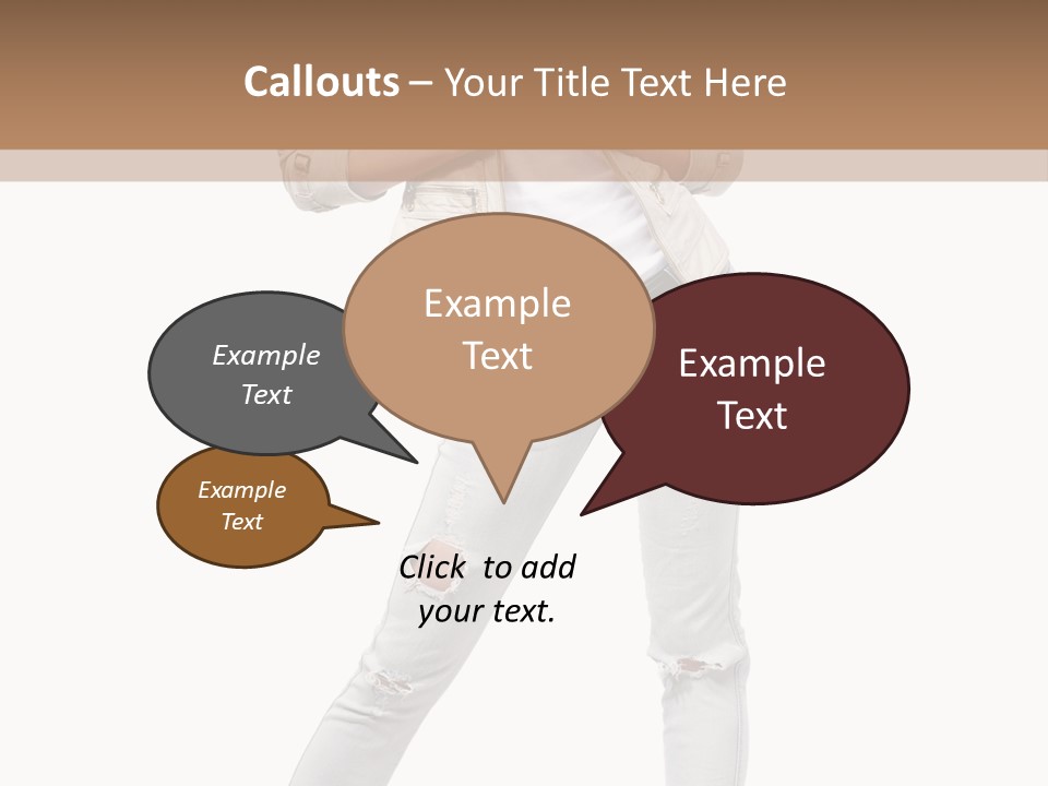 Body Standing Shirt PowerPoint Template