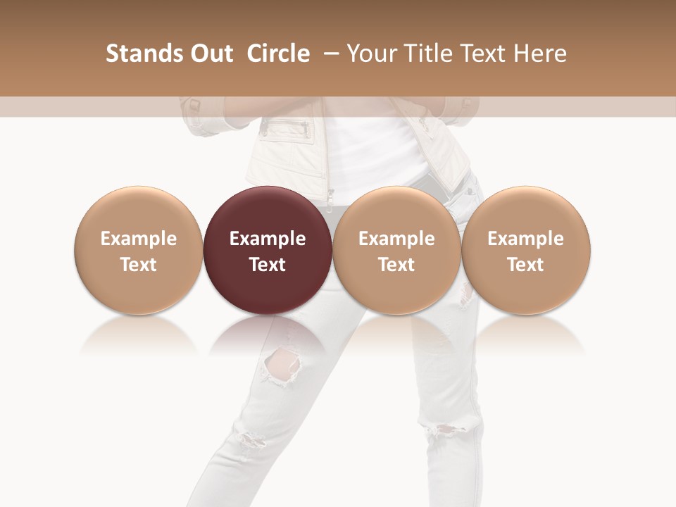 Body Standing Shirt PowerPoint Template