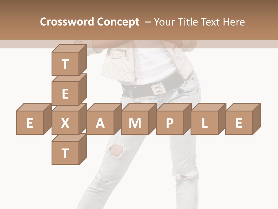 Body Standing Shirt PowerPoint Template