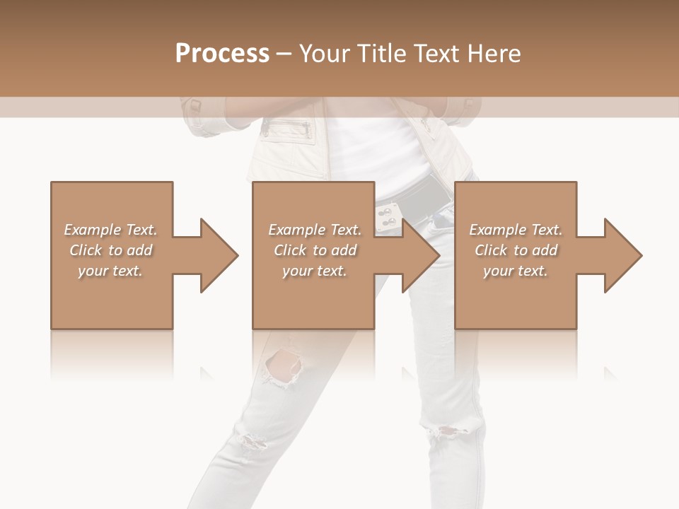Body Standing Shirt PowerPoint Template