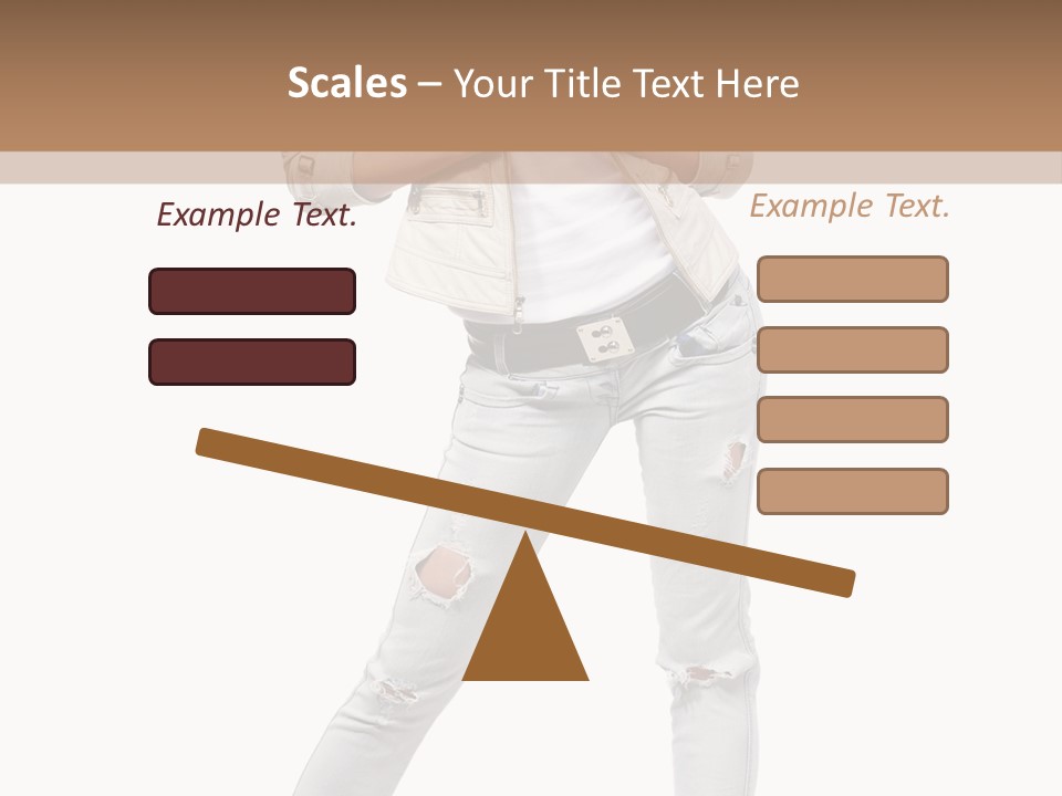 Body Standing Shirt PowerPoint Template
