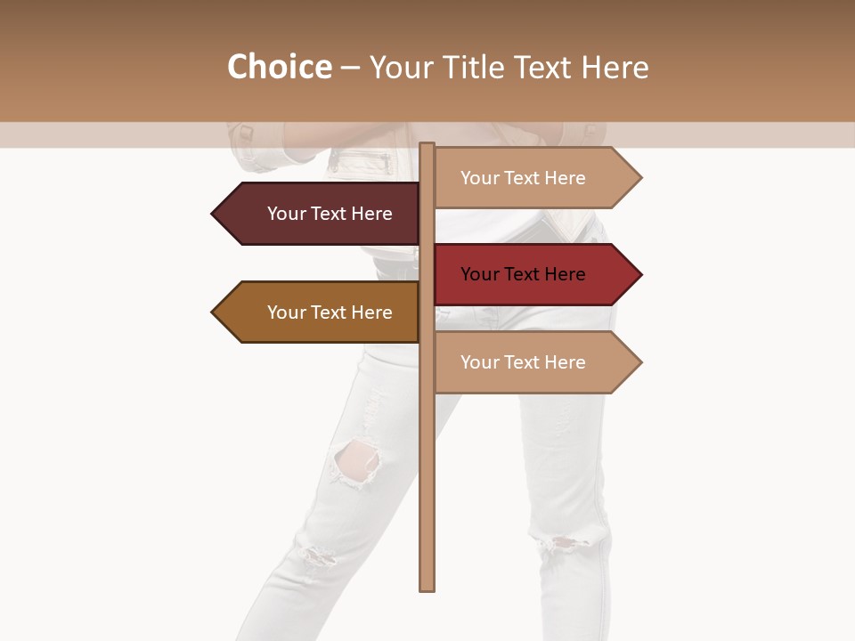 Body Standing Shirt PowerPoint Template