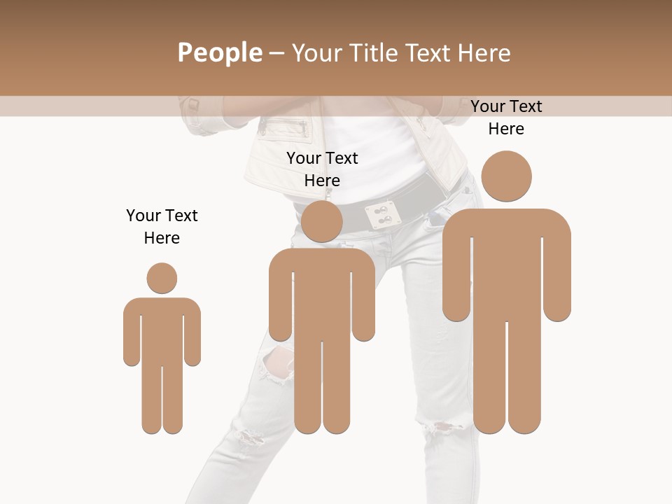 Body Standing Shirt PowerPoint Template