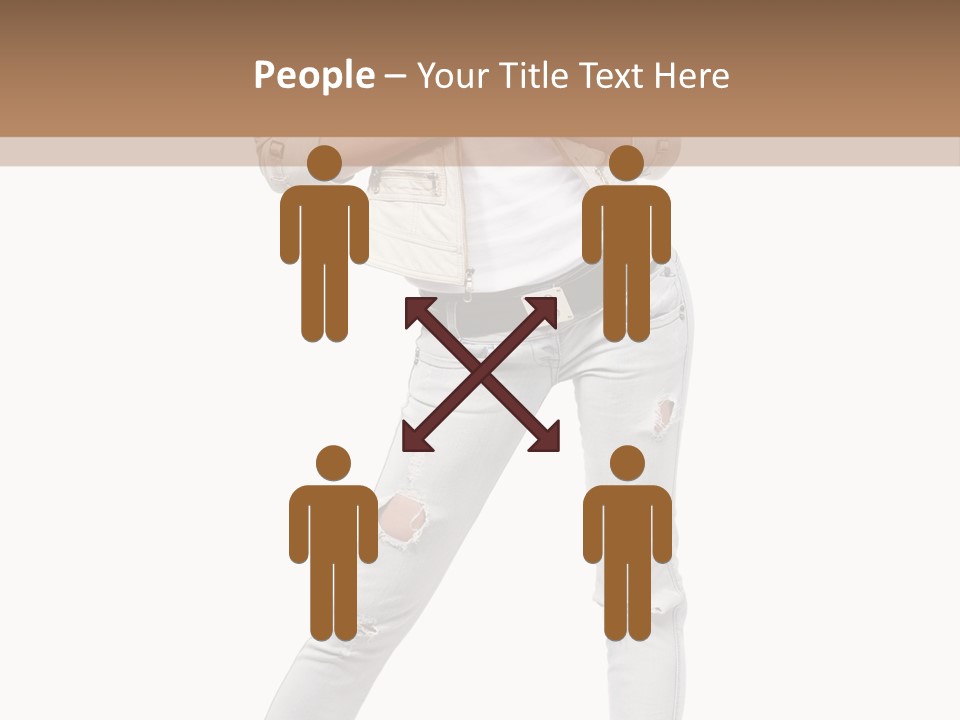 Body Standing Shirt PowerPoint Template