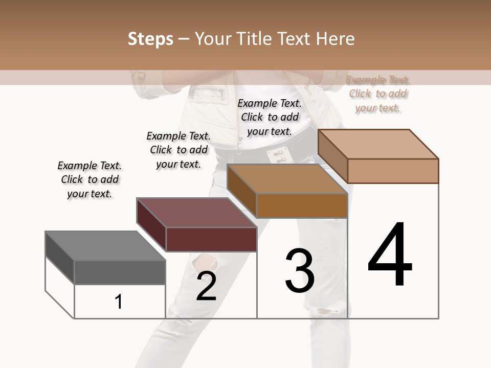 Body Standing Shirt PowerPoint Template