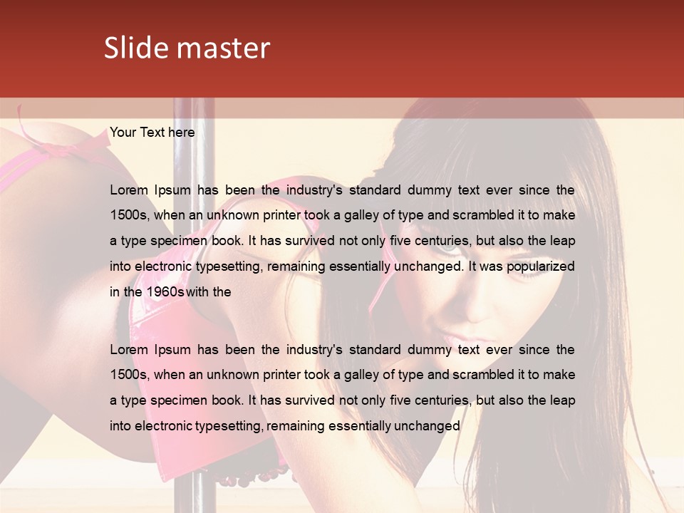 Young Only Length PowerPoint Template