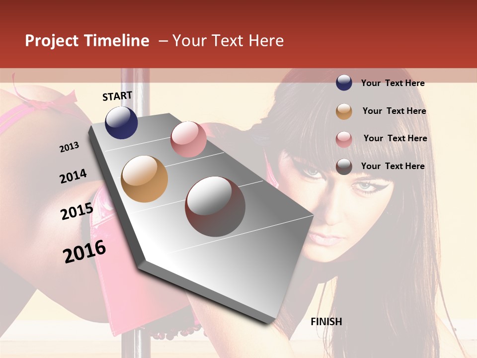 Young Only Length PowerPoint Template