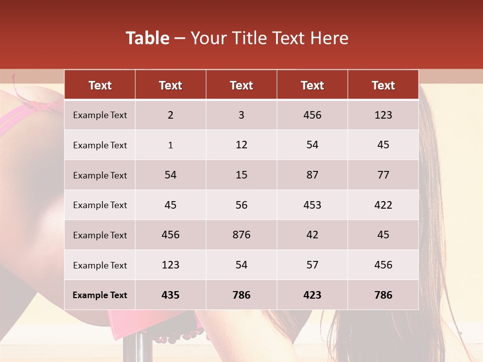 Young Only Length PowerPoint Template