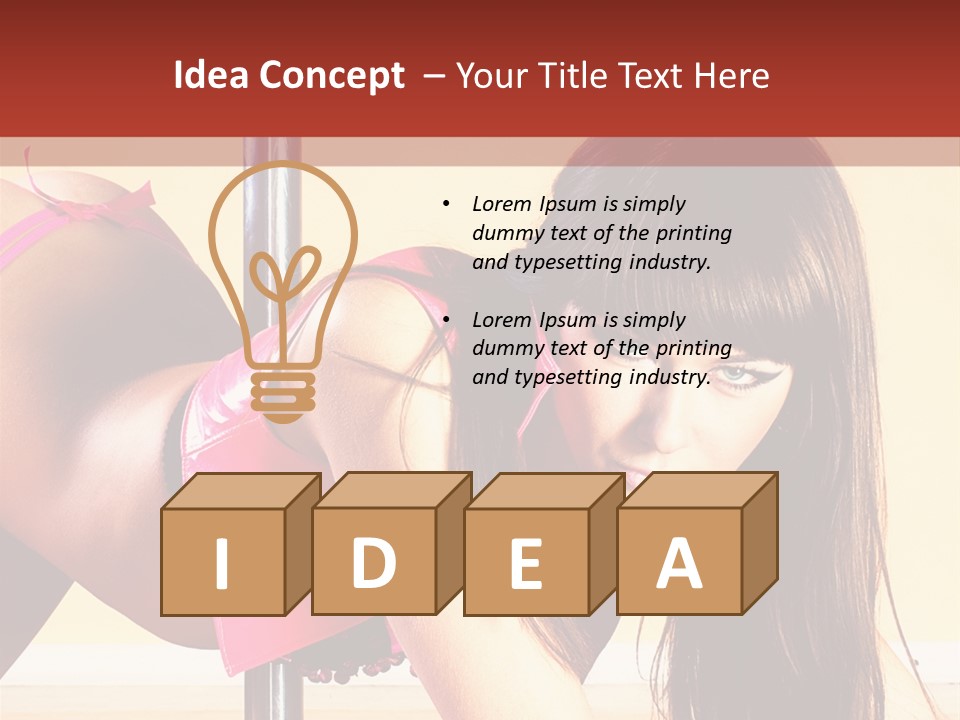 Young Only Length PowerPoint Template