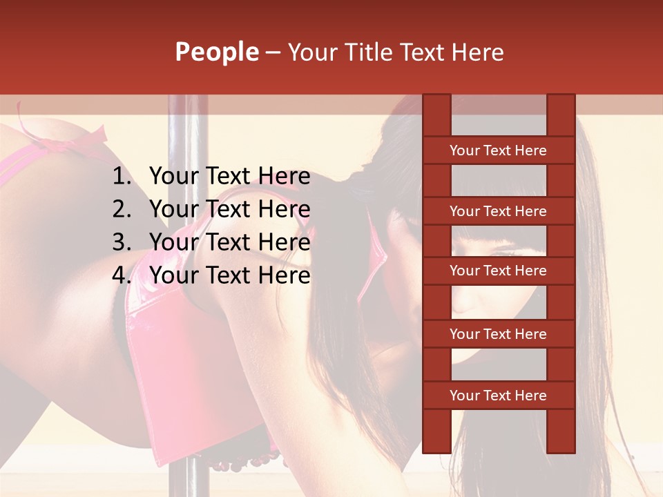 Young Only Length PowerPoint Template