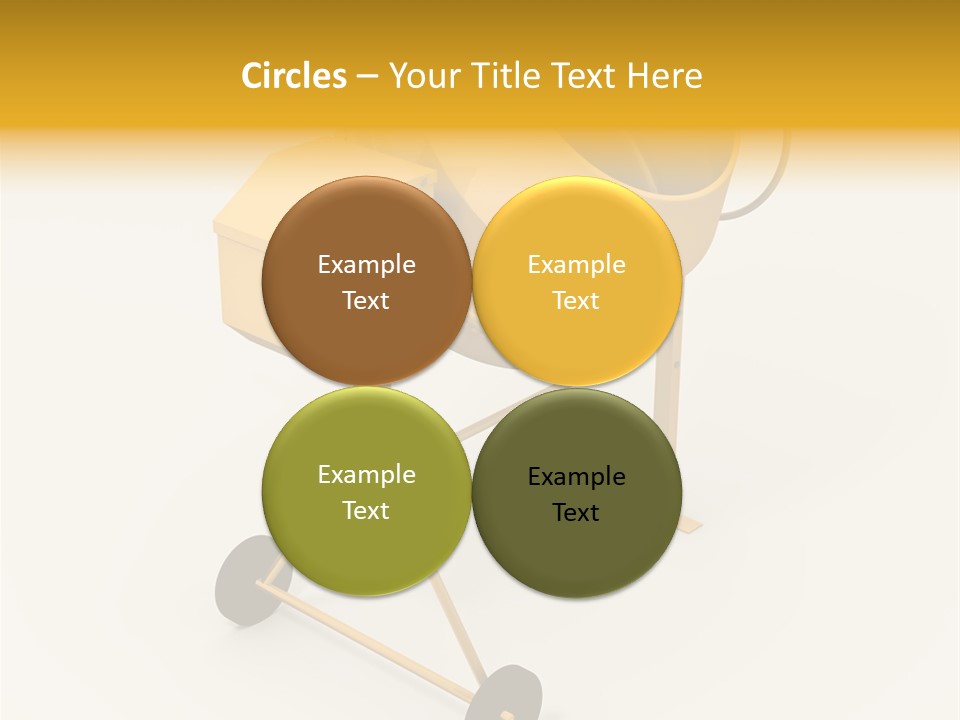Equipment Render Mixer PowerPoint Template