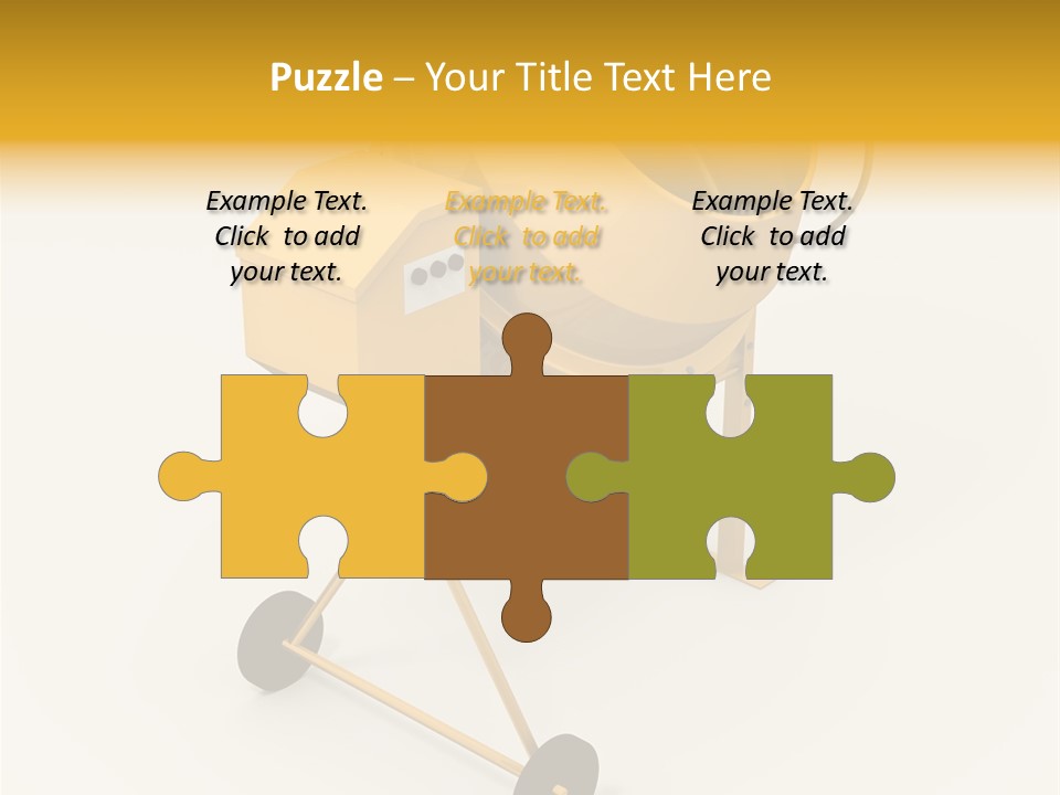 Equipment Render Mixer PowerPoint Template