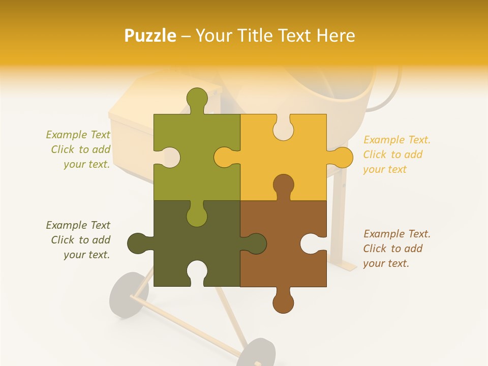 Equipment Render Mixer PowerPoint Template