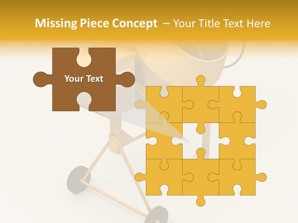 Equipment Render Mixer PowerPoint Template