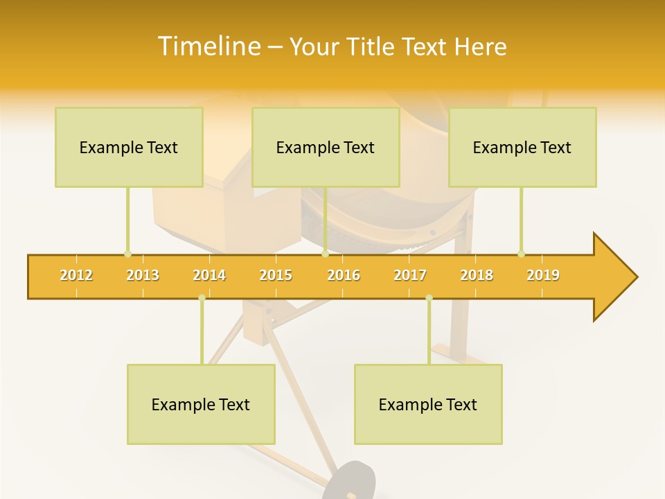 Equipment Render Mixer PowerPoint Template