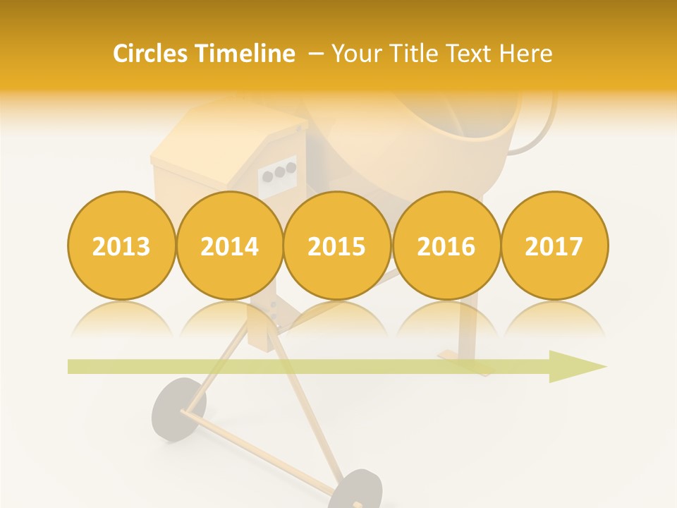 Equipment Render Mixer PowerPoint Template