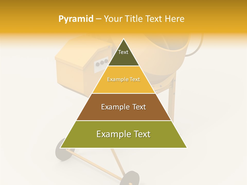 Equipment Render Mixer PowerPoint Template