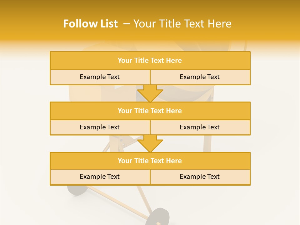 Equipment Render Mixer PowerPoint Template