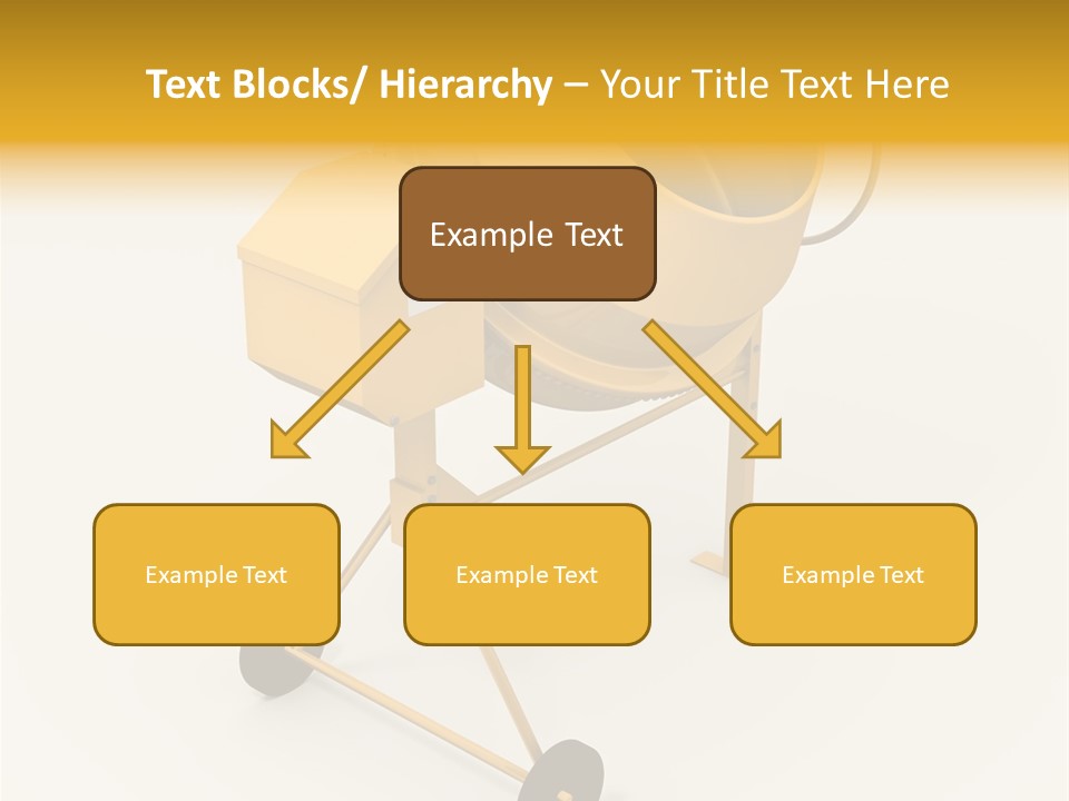 Equipment Render Mixer PowerPoint Template