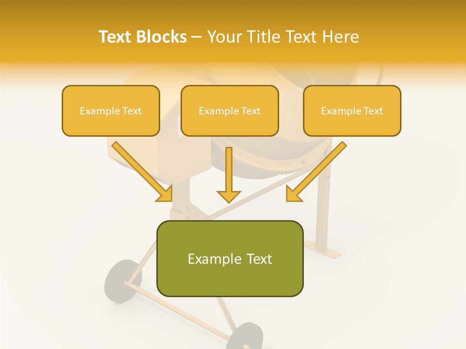 Equipment Render Mixer PowerPoint Template