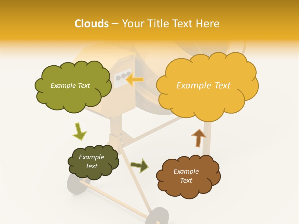 Equipment Render Mixer PowerPoint Template
