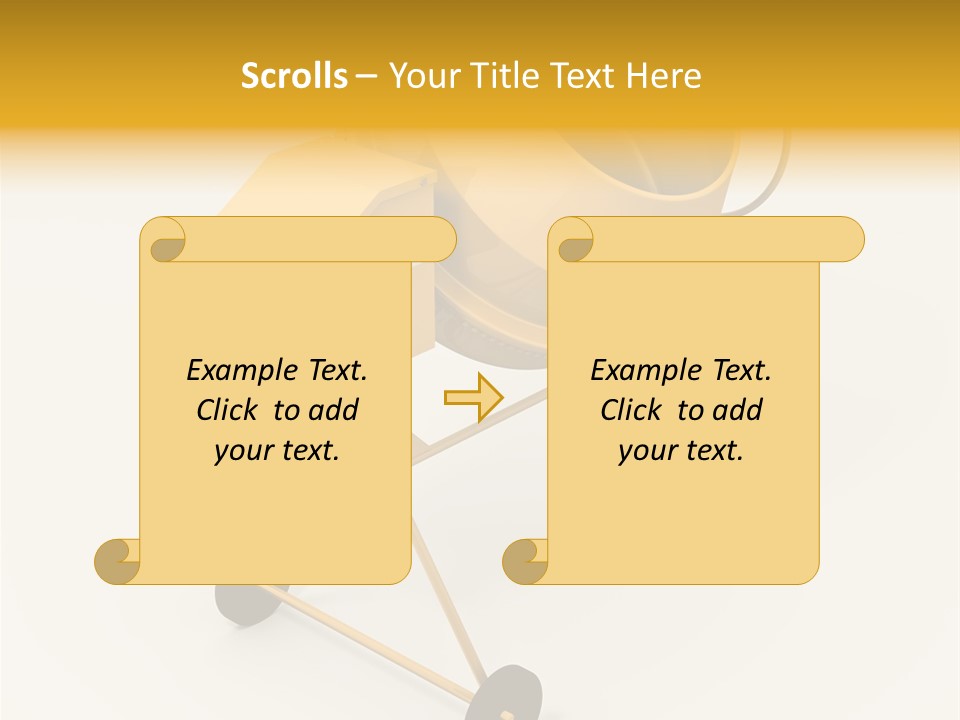Equipment Render Mixer PowerPoint Template