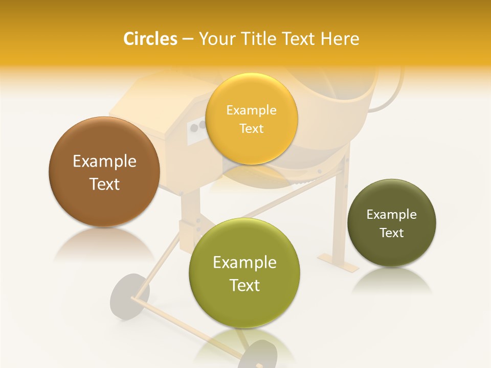 Equipment Render Mixer PowerPoint Template