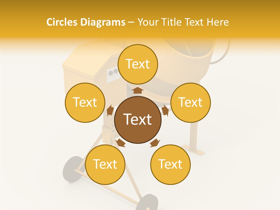 Equipment Render Mixer PowerPoint Template